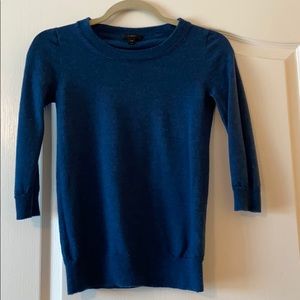 Navy 100% Merino Wool Jcrew sweater